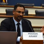 Praveen Arany at Congressional Briefing on "Ending Opioid Use" with Photobiomodulation