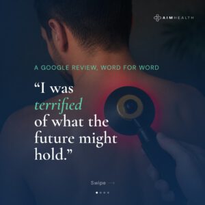 "I have never felt such immediate relief from such a chronic problem... ever."